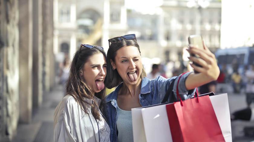 a woman talking on a cell phone
