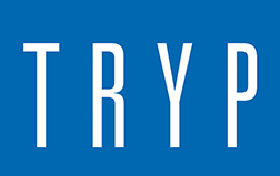 a drawing of a face with Gap Inc. in the background