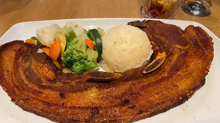 ropa-vieja-grill a plate of food on a table